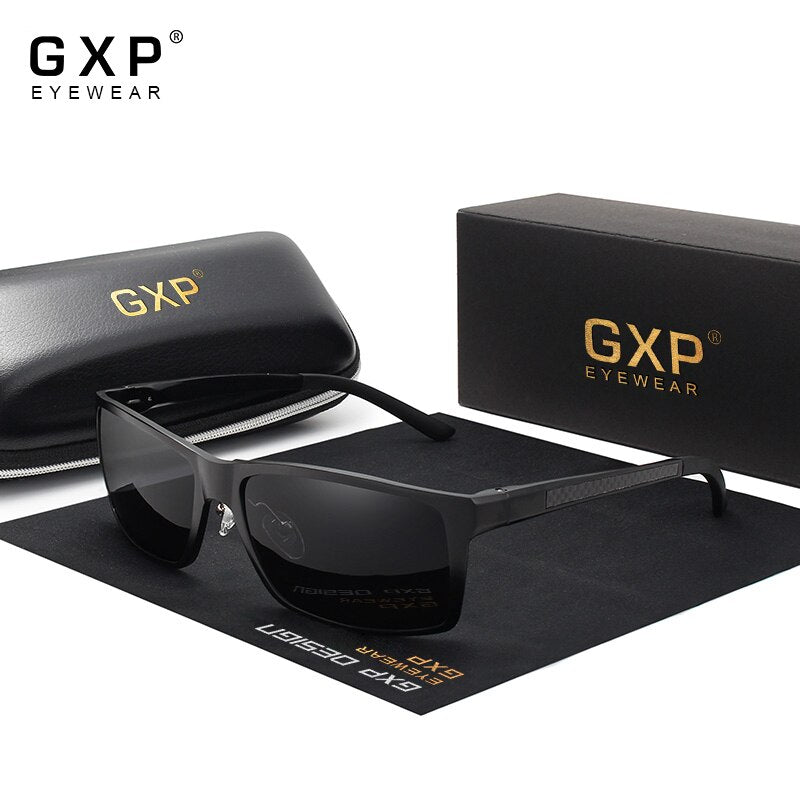 GXP 2023 Polarized Sunglasses For Men Square Aluminum Magnesium