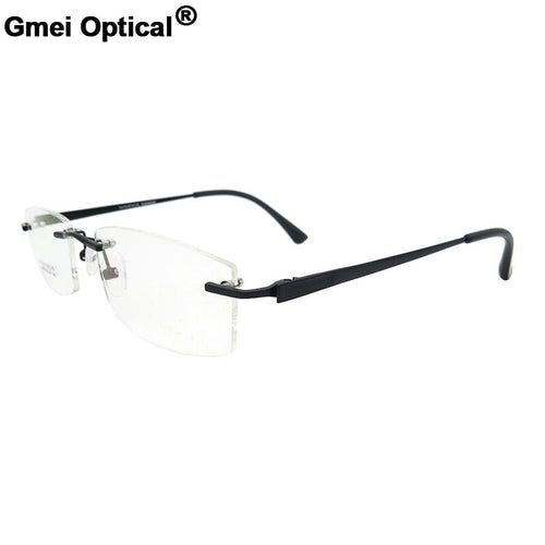 Gmei Optical S8326 Rimless Eyeglasses Frame for men Rimless Eyewear Glasses