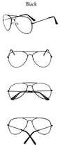 Load image into Gallery viewer, Fashion Clear Glasses Women Optical Frames Myopia Lunette Female Oculos Oversized Transparent Pilot Glasses Fake Glasses