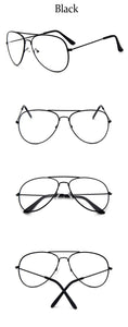 Fashion Clear Glasses Women Optical Frames Myopia Lunette Female Oculos Oversized Transparent Pilot Glasses Fake Glasses