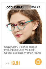 Load image into Gallery viewer, Metal Glasses Frame Women Vintage Eyeglasses Frames Prescription Eyewear Stylish Spring Hinges Optical Spectacle Eye OCCI CHIARI