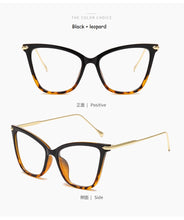 Carica l&#39;immagine nel visualizzatore di Gallery, 2022 Cat Eye Glasses Clear Frame Women Transparent Myopia Optical Glasses Frame Cat Eyeglasses Frames female Spectacle