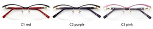 Metal Glasses Frame Women Vintage Eyeglasses Frames Prescription Eyewear Stylish Spring Hinges Optical Spectacle Eye OCCI CHIARI