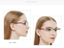 Load image into Gallery viewer, Metal Glasses Frame Women Vintage Eyeglasses Frames Prescription Eyewear Stylish Spring Hinges Optical Spectacle Eye OCCI CHIARI