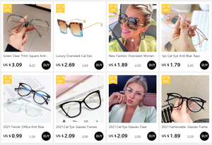 2022 Cat Eye Glasses Clear Frame Women Transparent Myopia Optical Glasses Frame Cat Eyeglasses Frames female Spectacle