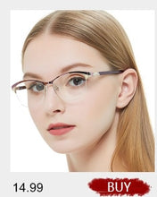 Load image into Gallery viewer, Metal Glasses Frame Women Vintage Eyeglasses Frames Prescription Eyewear Stylish Spring Hinges Optical Spectacle Eye OCCI CHIARI