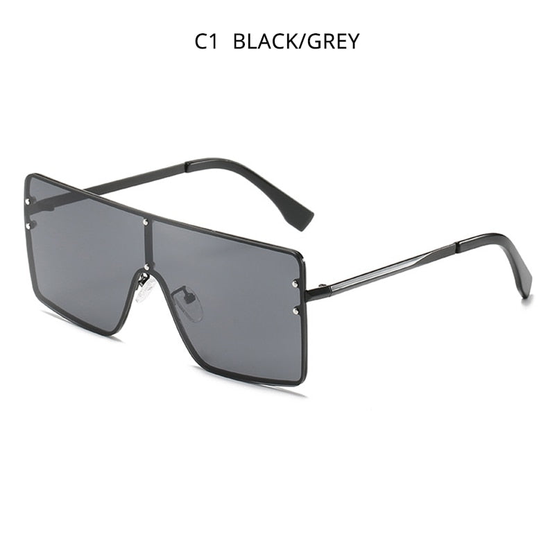 Mens Womens Sunglasses Fashion Square Flat Top Sunglasses Women