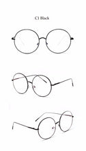 Load image into Gallery viewer, Oversized Round Glasses Women Men Metal Large Big Circle Glasses Optical Frame Round Eyeglasses Frame Fashion Spectacles Eyewear