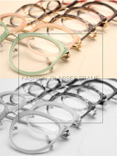 Load image into Gallery viewer, Optical Glasses Transparent Lens Myopia Eyeglasses Women Vintage Metal Spectacles Womens Designer Eyeglass Frames