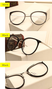 Optical Glasses Transparent Lens Myopia Eyeglasses Women Vintage Metal Spectacles Womens Designer Eyeglass Frames