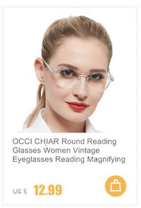 Metal Glasses Frame Women Vintage Eyeglasses Frames Prescription Eyewear Stylish Spring Hinges Optical Spectacle Eye OCCI CHIARI