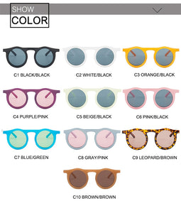 Classic Round Sunglasses Men Women Fashion Small Frame Sun Glasses Female Plastic Glasses Unisex Eyewear UV400 O626