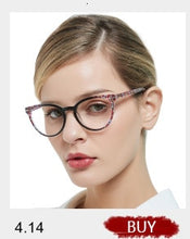 Load image into Gallery viewer, Metal Glasses Frame Women Vintage Eyeglasses Frames Prescription Eyewear Stylish Spring Hinges Optical Spectacle Eye OCCI CHIARI