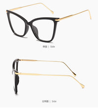 Carica l&#39;immagine nel visualizzatore di Gallery, 2022 Cat Eye Glasses Clear Frame Women Transparent Myopia Optical Glasses Frame Cat Eyeglasses Frames female Spectacle