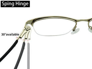 Metal Glasses Frame Women Vintage Eyeglasses Frames Prescription Eyewear Stylish Spring Hinges Optical Spectacle Eye OCCI CHIARI