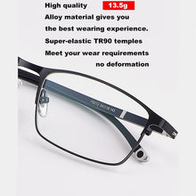 Load image into Gallery viewer, Mens Eyeglass Frame Optical Prescription Glasses Frame For Men Ultralight Eyeglasses Spectacle armação de oculos