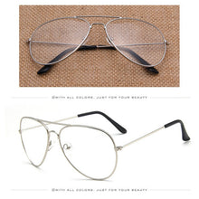 Load image into Gallery viewer, Classic Clear Glasses Gold Frame Vintage Sunglass Women Men Optical Aviation Eyeglasses Transparent Clear Oculos De Grau