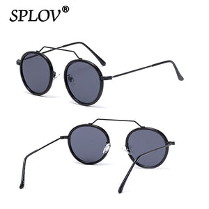 Retro Round Sunglasses Men Women Brand Designer Punk Glasses  Shades Eyewear Oculos De Sol UV400