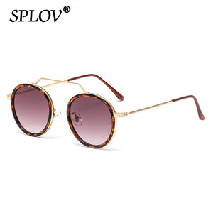 Retro Round Sunglasses Men Women Brand Designer Punk Glasses  Shades Eyewear Oculos De Sol UV400