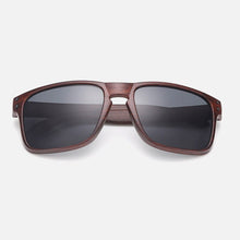 Load image into Gallery viewer, Sales Classical UV400 Mirror Rivet Wood Grain Plastic Sun Glasses For Men Women Travelling Fake Wood PC Sunglasses