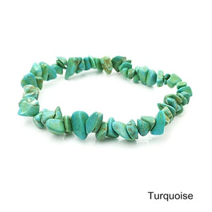 Irregular Turquoise Bracelet For Silmming Gravel Natural Quartz Bracelet Femme Ladies Charm Stone Beads Bracelets For Women 00