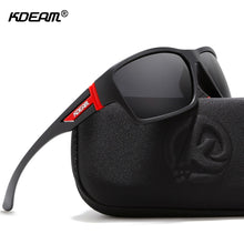 Load image into Gallery viewer, KDEAM Outdoor Polarized Sunglasses Goggles Men Sun Glasses 100%UV Zipper Case Included Sports Eyewear KD510