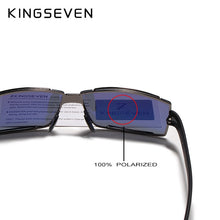 Load image into Gallery viewer, KINGSEVEN Brand Design Rimless Polarized Sunglasses Men Driver Shades Male Sun Glasses For Men Rectangle UV400 Oculo