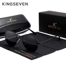 Load image into Gallery viewer, KINGSEVEN Hexagon retro Reflective Sunglasses Men Sun glasses Stainless Steel Eyewear Oculos Gafas De Sol Shades