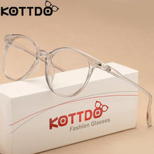 Load image into Gallery viewer, KOTTDO  Transparent Glasses Optical Glasses Frames For Women Cat Eye Glasses Frame Men Eyeglasses Eyewear Frame  Oculos