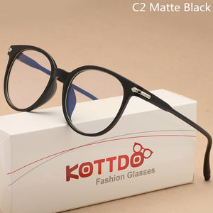 KOTTDO  Transparent Glasses Optical Glasses Frames For Women Cat Eye Glasses Frame Men Eyeglasses Eyewear Frame  Oculos