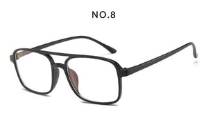 Korean Square Double-beam Ultralight Glasses Frame Men Women Unisex Transparent Eyewear Frame Clear Lenses Myopia frame