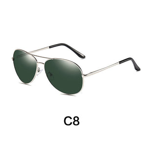 Sunglasses Men Polarized Uv400  Driving Sun Glasses Brand Designer Male Vintage Black Pilot Sunglasses