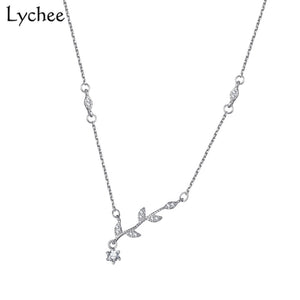 Collana con pendente a ramo Collana a catena in argento sterling 925 per donna 925 Gioielli di alta gioielleria 