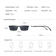 Load image into Gallery viewer, MERRYS DESIGN 2 In 1 Magnet Polarized Clip Glasses Frame Men Titanium Alloy Glasses Frame Square Eyeglasses S2304