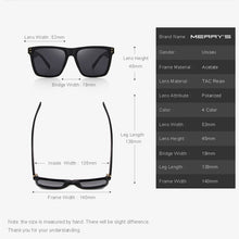 Load image into Gallery viewer, MERRYS DESIGN Men/Women Polarized Square Sunglasses 100% UV Protection S8206