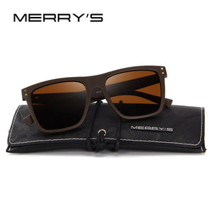 MERRYS DESIGN Men/Women Polarized Square Sunglasses 100% UV Protection S8206