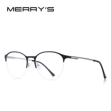 Load image into Gallery viewer, MERRYS DESIGN Unisex Trending Oval Glasses Frame Men/Women Myopia Prescription Half Optical Eyeglasses S2042