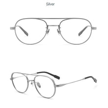 Load image into Gallery viewer, Men Pure Titanium Pilot Glasses Frame Women Retro  Brand Optical Myopia Prescription Eyeglasses Frames Ultralight Eyewear