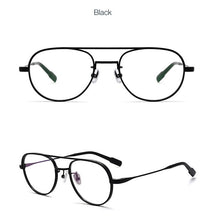 Load image into Gallery viewer, Men Pure Titanium Pilot Glasses Frame Women Retro  Brand Optical Myopia Prescription Eyeglasses Frames Ultralight Eyewear