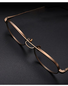 Men Pure Titanium Pilot Glasses Frame Women Retro  Brand Optical Myopia Prescription Eyeglasses Frames Ultralight Eyewear