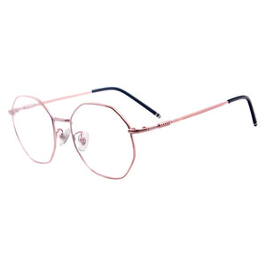 Men and Women Round Vintage Eyeglasses Metal Half Rim Spectacles For Prescription Lenses Myopia Reading Multifocal