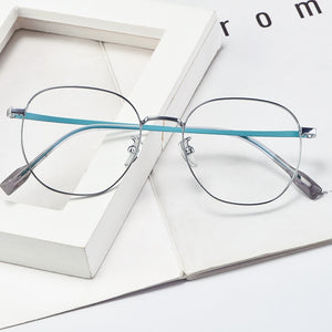 Men and women Ultralight Pure Titanium Eyeglasses Frames Full Frame Retro Myopia Glasses frame Optical Glasses Frame T3929