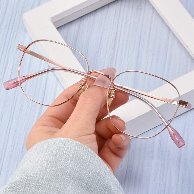 Men and women Ultralight Pure Titanium Eyeglasses Frames Full Frame Retro Myopia Glasses frame Optical Glasses Frame T3929