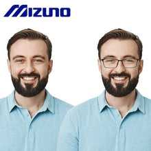 Load image into Gallery viewer, Mizuno Men&#39;s Patent Double Screw Eyewear Myopia Glasses Frame Acetate Square Optical Sports UV Protect Gafas