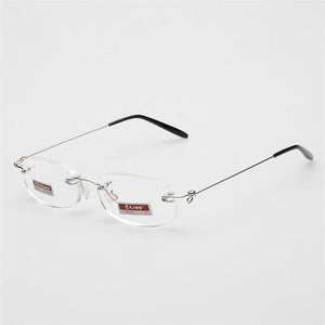 Frameless Myopic Glasses Frame Eyeglasses Men Women Ultralight Rimless Frame Myopia Glasses 100 ~ 400 Degrees