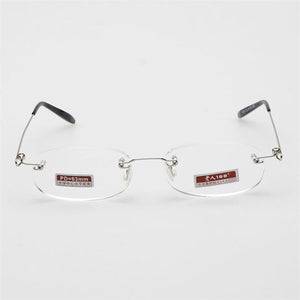 Frameless Myopic Glasses Frame Eyeglasses Men Women Ultralight Rimless Frame Myopia Glasses 100 ~ 400 Degrees