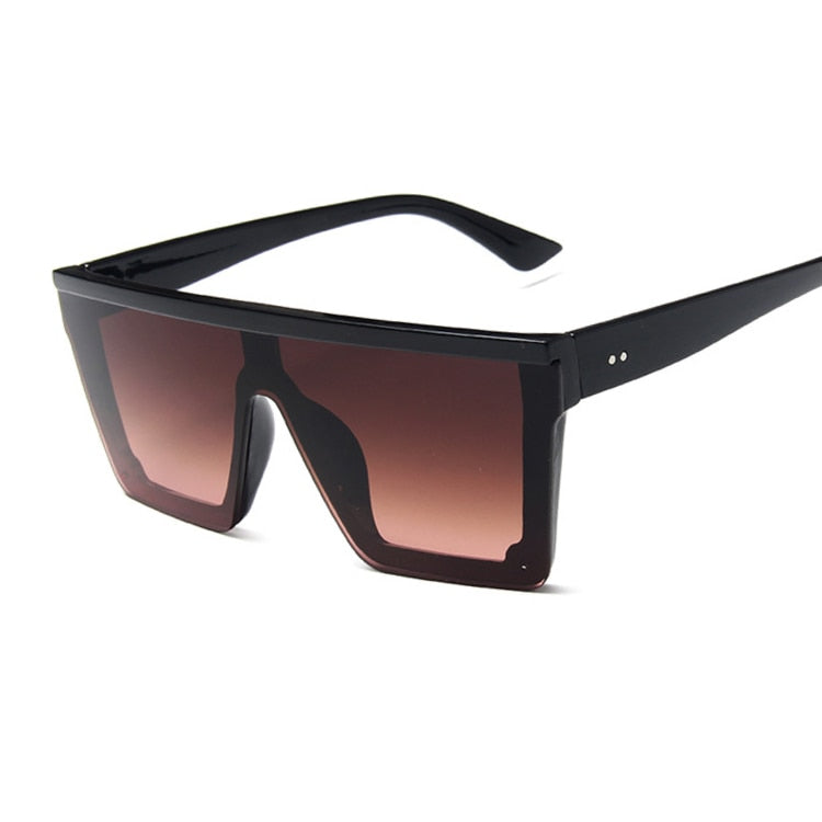 Mens Womens Sunglasses Fashion Square Flat Top Sunglasses Women