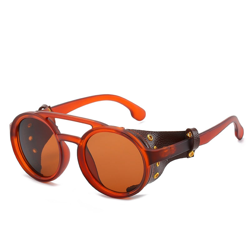 Steampunk Sunglasses Men Round Vintage Mens Sunglass Women Sun Glasses  UV400 