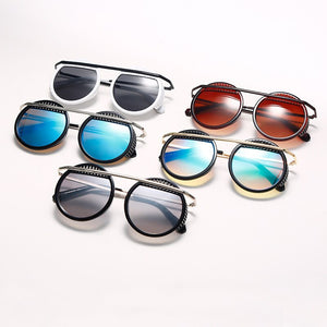 round-frame steampunk sunglasses men cool  photo-taking shades glasses  outdoor personalized sunglasses