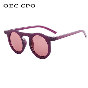 Classic Round Sunglasses Men Women Fashion Small Frame Sun Glasses Female Plastic Glasses Unisex Eyewear UV400 O626